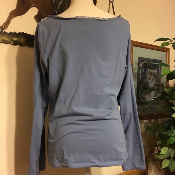 Metro Style soft stretchy tunic top NWOT M - Picture 4 of 5